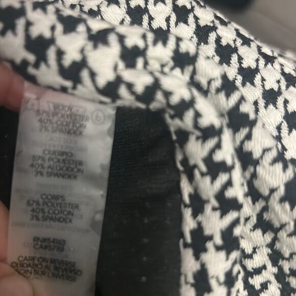 Calvin Klein Houndstooth Jacket Women’s Medium NEW - Picture 6 of 6
